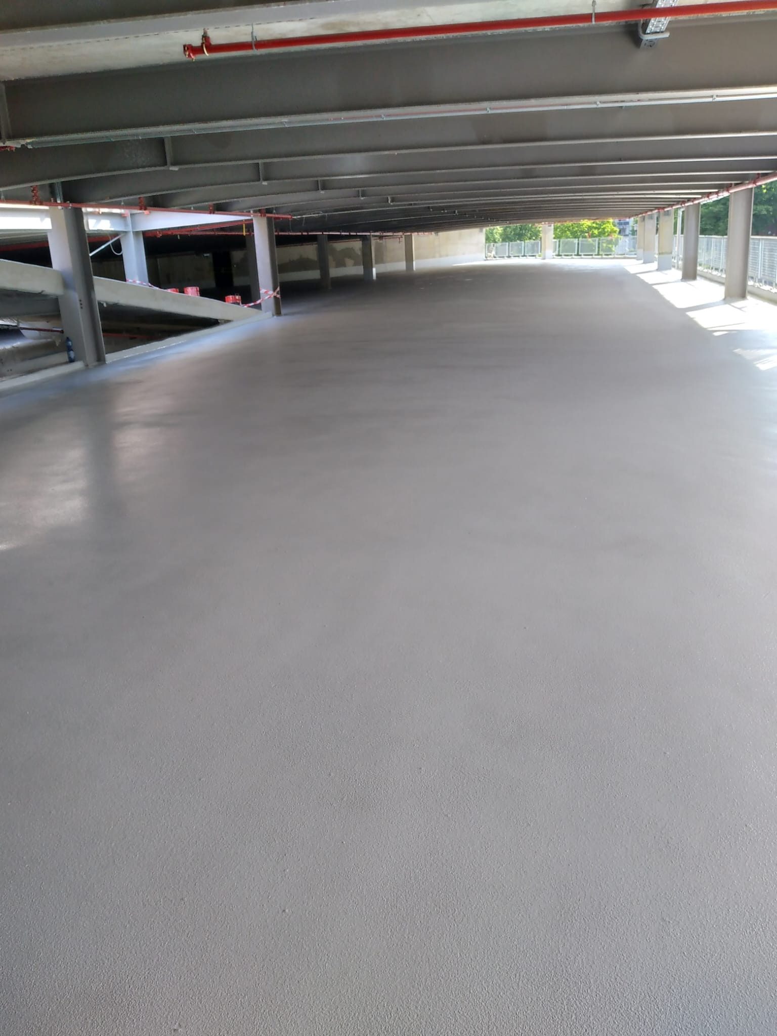 Beschichtetes Parkdeck Hertener Höfe, Referenzprojekt AVIO