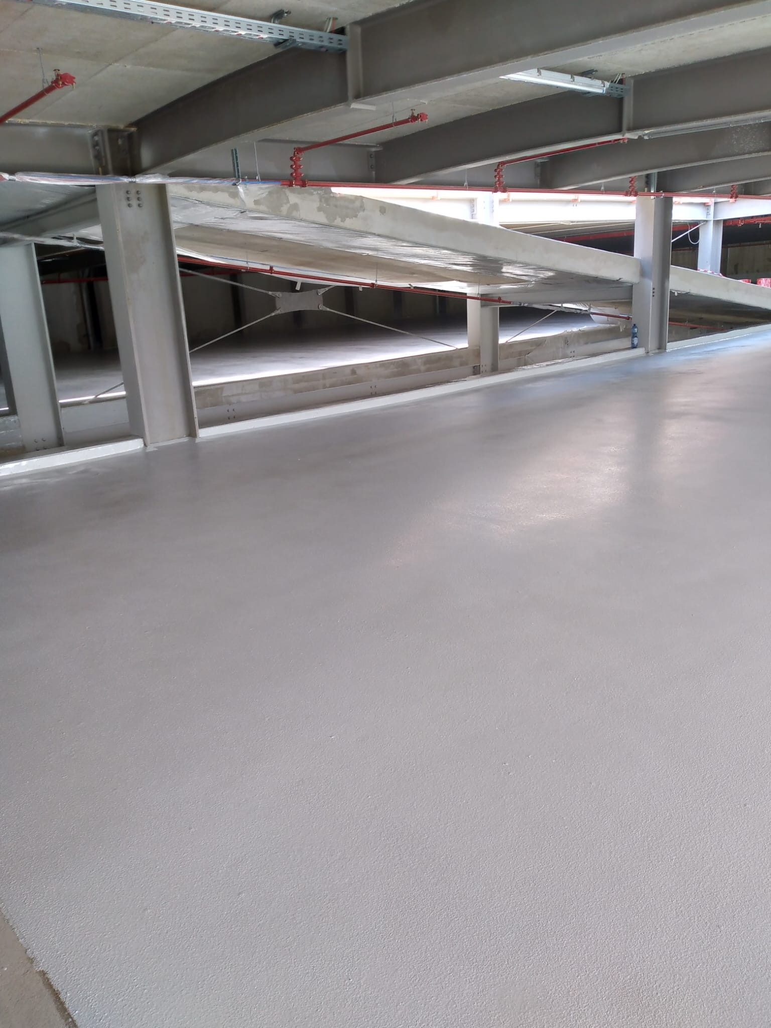 Obere Parkebene mit Oberflächenschutz